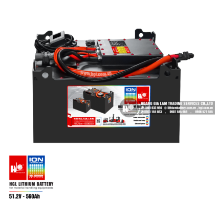 Bình điện lithium xe forklift HGL 51.2V-560Ah
