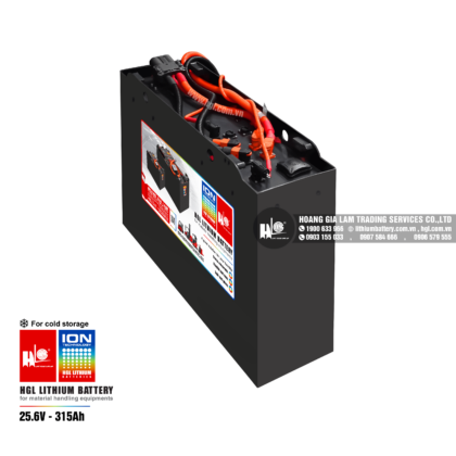 Bình điện lithium xe nâng tay HGL 25.6V-315Ah (Kho lạnh)