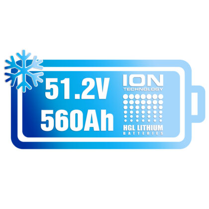 Bình điện lithium xe reach truck HGL 51.2V-560Ah (Kho lạnh)